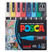 Posca PC 1MC/PC 3M/PC 5M/PC 8K Verfmarkerset In Luxe Koffer 24 Stuks Pc24001 I104325 T757574 Posca PC 1MC/PC 3M/PC 5M/PC 8K Verfmarkerset In Luxe Koffer 24 Stuks Pc24001 I104325 T757574